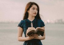 Asian girl with Bible